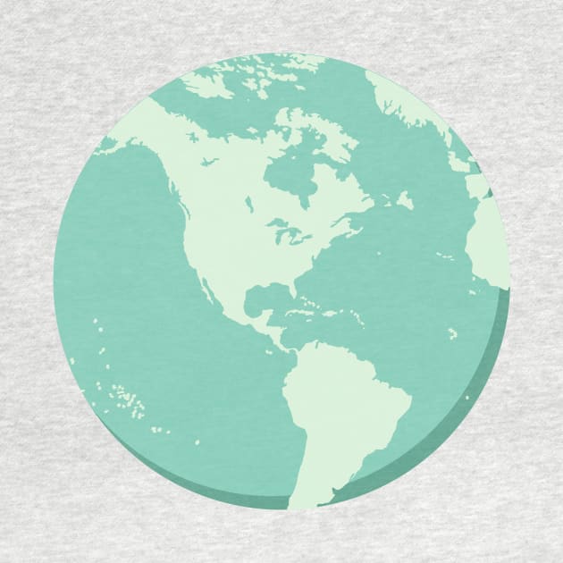 Cute Earth Day Globe by SWON Design